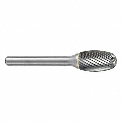 Oval Bur SE Radius End 1/8 Carbide