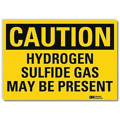 Caution Sign 5 in x 7 in Rflct Sheeting