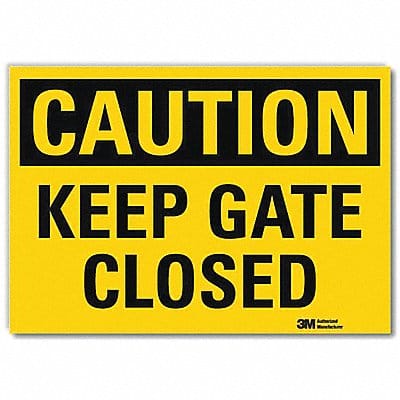 Safety Sign 10x14in Reflective Sheeting