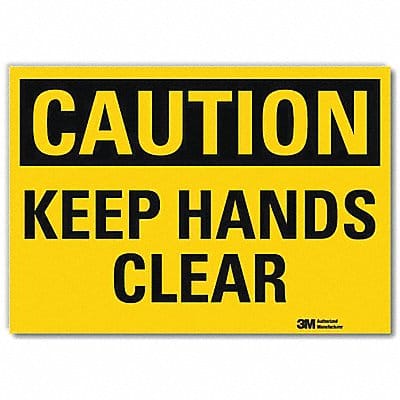 Caution Sign 10x14in Reflective Sheeting