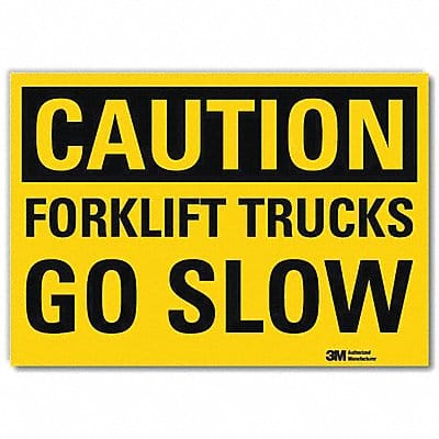 Safety Sign 10 in x 14 in Rflct Sheeting