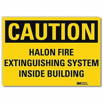 Fire Sign 5inx7in Reflective Sheeting