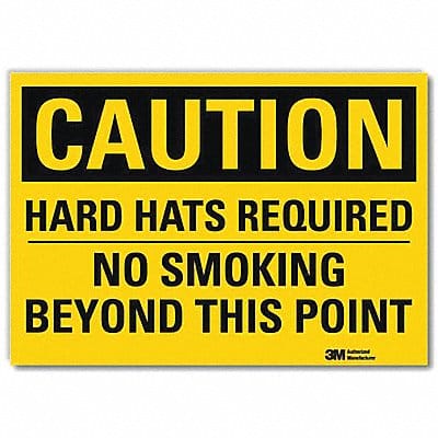Caution Sign 10in x 14in Rflct Sheeting