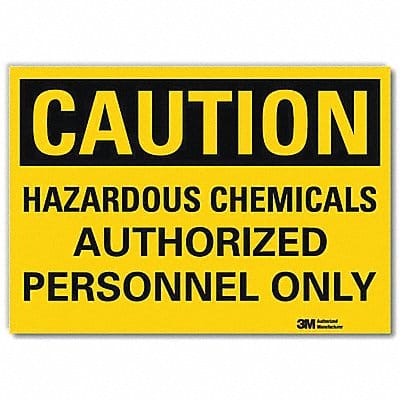 Caution Sign 10in x 14in Rflct Sheeting