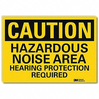 Caution Sign 7inx10in Reflctv Sheeting