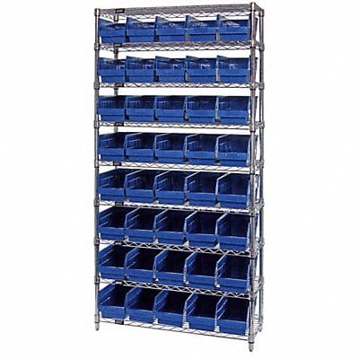 G7081 Bin Shlvng 12inx74inx36in Blue