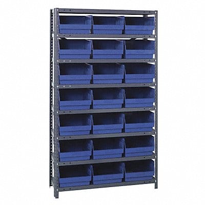 G7421 Bin Shlvng 12inx75inx36in Blue