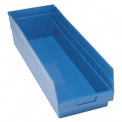 G7036 Shelf Bin Blue Polypropylene 8 in