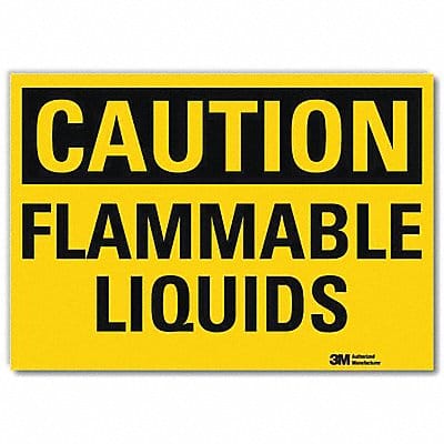 Caution Sign 7inx10in Reflctv Sheeting