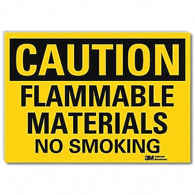 No Smoking Sign 7inx10in Rflct Sheeting
