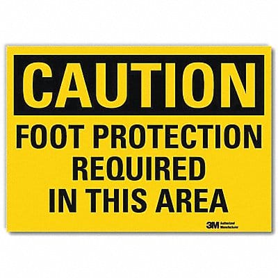 Caution Sign 10in x 14in Rflct Sheeting