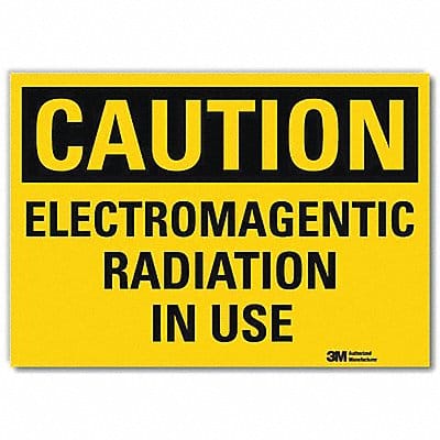 Caution Sign 5 in x 7 in Rflct Sheeting