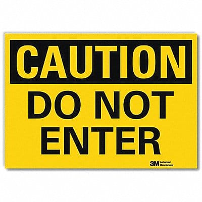 Entrance Sign 7x10in Reflective Sheeting