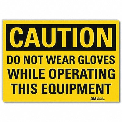 Caution Sign 10in x 14in Rflct Sheeting