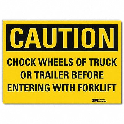 Safety Sign 7inx10in Reflective Sheeting