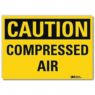 Caution Sign 10x14in Reflective Sheeting