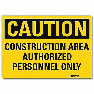 Safety Sign 5 in x 7 in Rflct Sheeting