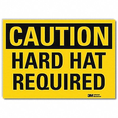 Caution Sign 5inx7in Reflective Sheeting