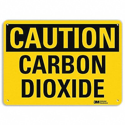 Safety Sign 7 in x 10 in Aluminum