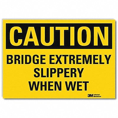 Safety Sign 7 in x 10 in Rflct Sheeting