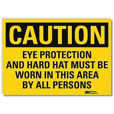 Caution Sign 10in x 14in Rflct Sheeting