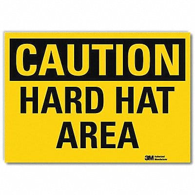 Caution Sign 7 in x 10 in Rflct Sheeting