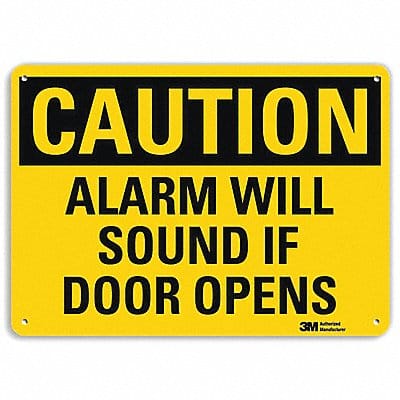 Danger Sign 7 in x 10 in Aluminum