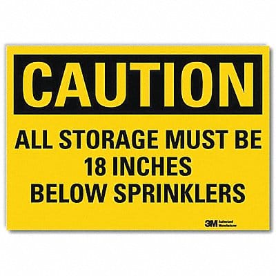 Caution Sign 10x14in Reflective Sheeting