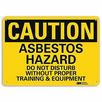 Safety Sign 10 in x 14 in Aluminum