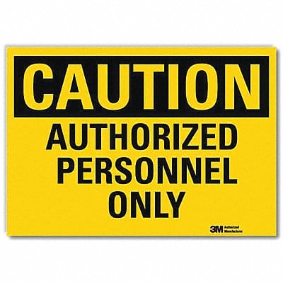 Caution Sign 10x14in Reflective Sheeting