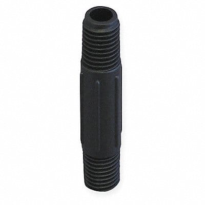 Nipple 2 x 6 In MNPT Poly Black