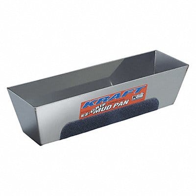 Mud Pan EZ-Grip 14in. Stainless Steel