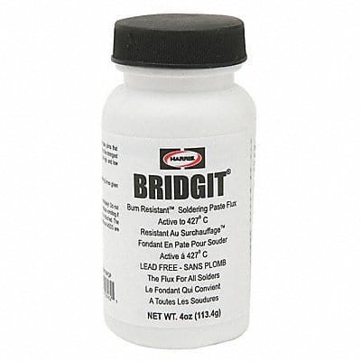 HARRIS 4oz Brush Cap Jar Solder Paste