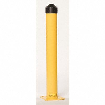 Bollard 36 in H Yellow Carbon Steel