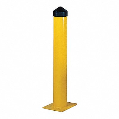 Bollard 36 in H Yellow Carbon Steel