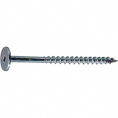 FlatHd Wd Scrw Zinc #10 3 15/16 L PK1000