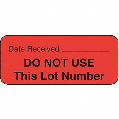Label 5/8 in x 1 11/16 in Paper PK1000