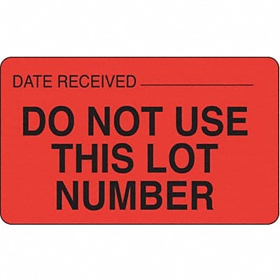 Label 1 1/2 in x 2 1/2 in Paper PK1000