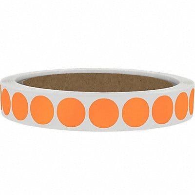 Shipping Dot Label 1/2 in W PK1000