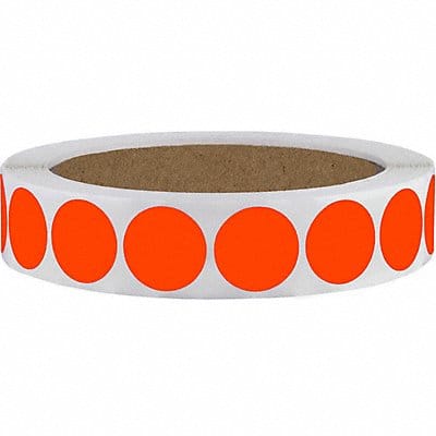 Shipping Dot Label 3/4 in W PK1000