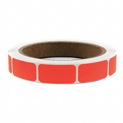 Shipping Squares Label 5/8 H Red PK1000