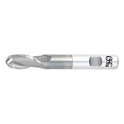 Ball End Mill Single End 3/16 Cobalt