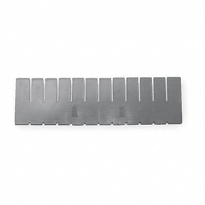 Short Drawer Tote Divider 5-7/8 H Gry