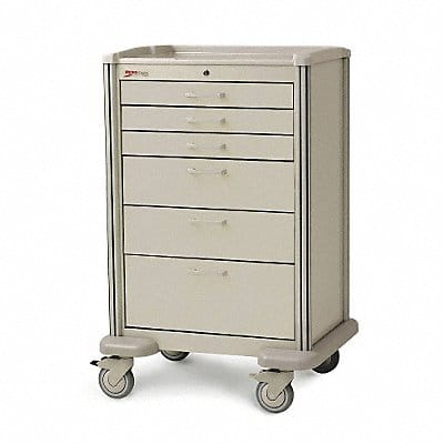Medical Cart Steel/Polymer Light Taupe