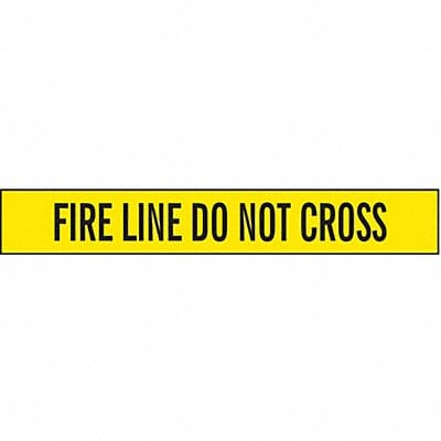Barricade Tape Yellow 1 000 ft L 3 in