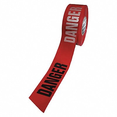 Barricade Tape Red 1 000 ft L 3 in