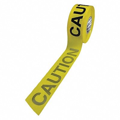 Barricade Tape Yellow 1 000 ft L 3 in