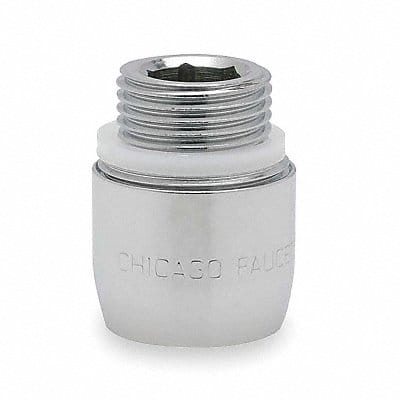 Aerated Outlet Brass 3/8 in - 18 Chrome