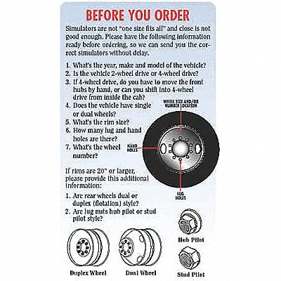 Dual Wheel Simulators Full Set 16 In