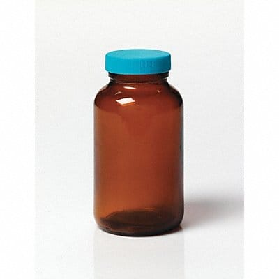 Bottle 120 mm H Amber 66 mm Dia PK24
